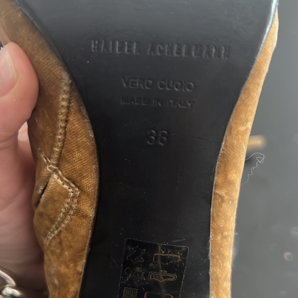 Haider Ackermann velvet heel booties - Picture 4 of 5